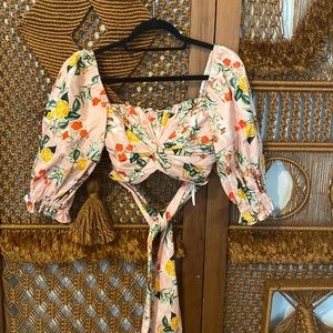 Marissa Webb cropped blouse